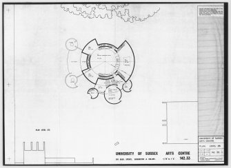 Plan of Gardner Arts Centre.
