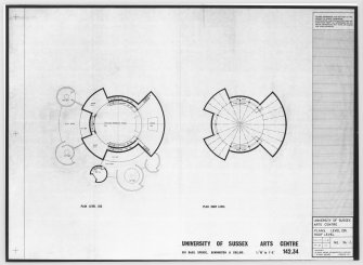 Plans of Gardner Arts Centre.
