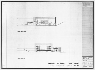 Sections of Gardner Arts Centre.
