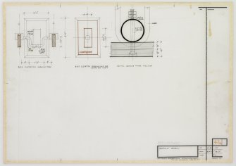 Details of lighting baffle for Meeting House.