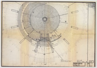 Paving plan for ground floor of Meeting House.