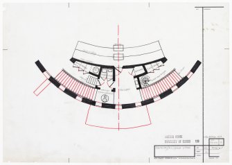 Sketch plan of sacristy and Roman Catholic space in Meeting House.