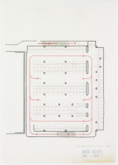 Sketch plan of carpark.