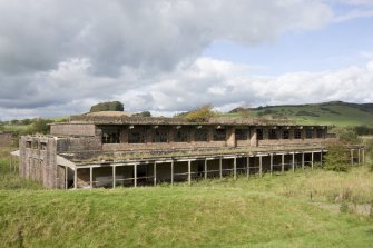 View.  Starting House from SW.