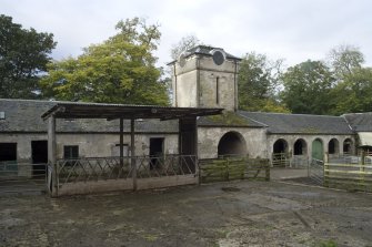 Courtyard. View from NE