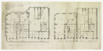 Ground and basement floor plans.