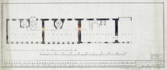 Plans, sections and elevations of additions and alterations to Nos 12 and 13. Plans of shop front and fittings for Messr Barret & Co. First floor plan.