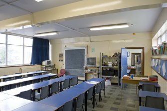 Interior. 1st floor. History classroom no 26 showing enfilade