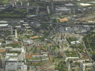 General oblique aerial view of the city centred on Townhead, taken from the S.