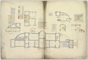 Plans, sections and elevations of later additions and alterations.