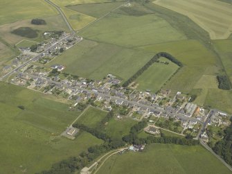 General oblique aerial view centred on the village, taken from the WSW.