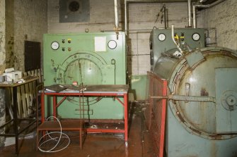 Interior. Boiler room. View.