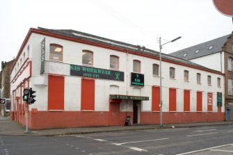 N side. View from NNE of Wallace Street elevation
