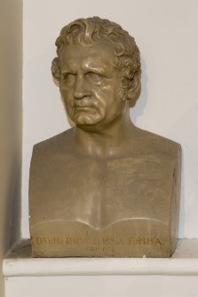 Interior. View of bust of David Bryce