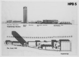 General site (Block Z).
Site plan and elevation.