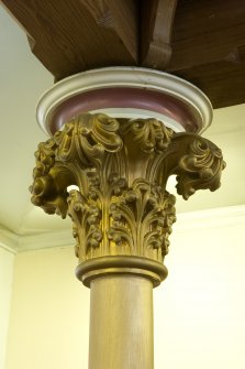 Interior. Column capital. Detail