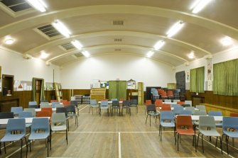 Church Hall. Interior.