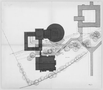 Site plan for Gardner Arts Centre.
