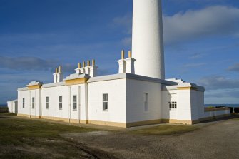 Keeper's cottages, view from SE