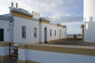 Keeper's cottages, view from NE