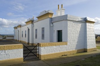 Keeper's cottages, view from NW