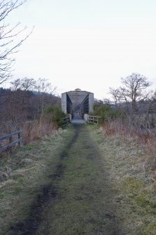 General view looking along embankment from SW