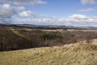 General view looking across Connage farm towards Grantown-on-Spey,  taken from the S.