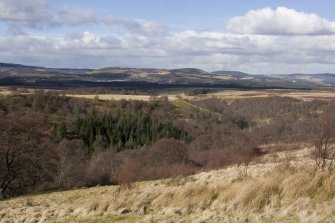 General view looking across Connage farm towards Grantown-on-Spey,  taken from the S.
