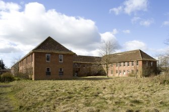 View.  Main Sandhurst Barrack Block from SE.