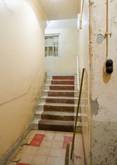Interior.  Hospital Block stairs leading to 2nd floor.