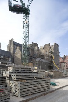 Gap site after demolition of Lothian County Buildings