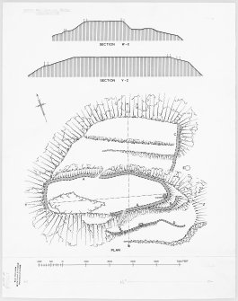 Publication drawing: fort at Dunmore.