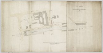 Canal Street
Plan of proposed railway station
Insc: 'NBR. Plan shewing the railway station at the North Bridge'
Dated: '1849'
Unsigned