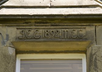 Detail of dated lintel.