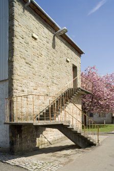 Teaching block. Fire stair. Detail
