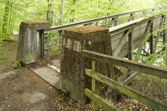 Detail of abuttment at S end of bridge