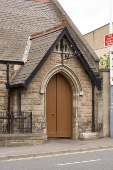 Detail of entrance porch