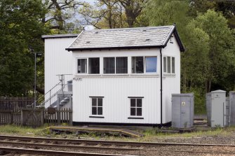 Signal box. View from N