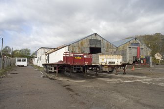 General view.  From E of workshops and sheds.
