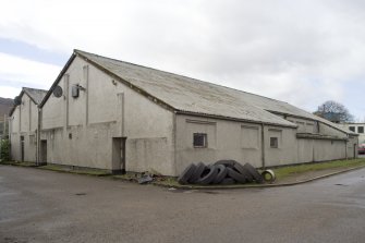 View from SE of sheds.