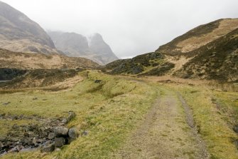 View from E showing section of road at An t-Innean Mor.