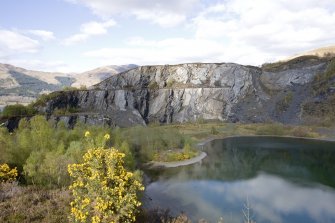 General view from W of main part of quarry.