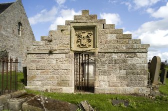 View of Kerr Burial Vault from W