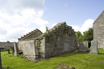 View of Kerr burial vault SSE