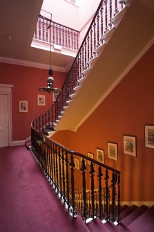 Interior. 1st floor. Main staircase
