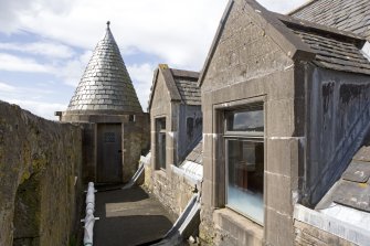 South west parapet from south.