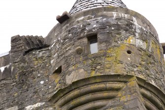 Detail of south turret.