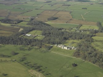 General oblique aerial general view centred on Floors Castle and Estate, taken from the SE.