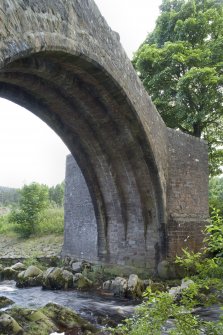 View showing underside of bridge
