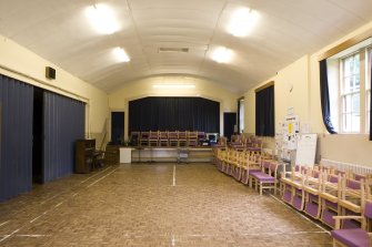 Interior. View of hall from E